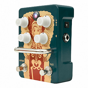 Orange Fur Coat Fuzz/Octave Guitar Effect Pedal